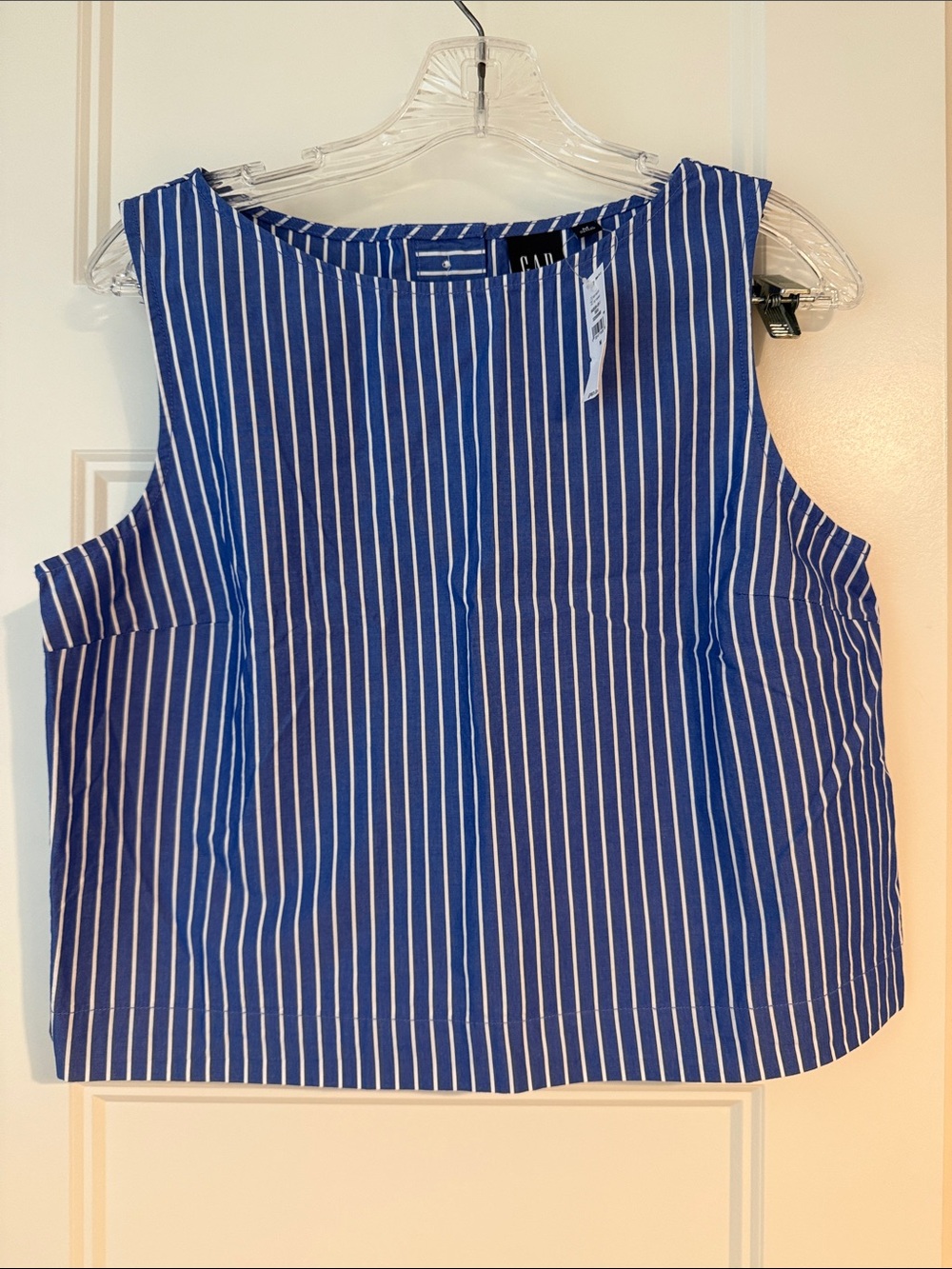 GAP NWT poplin boatneck shell tank top (matching set) skirt available